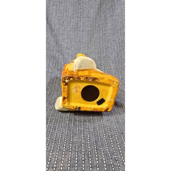 Vintage 60s Chalkware Piggy Bank - Picture 8 of 9